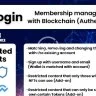 Walogin - Membership management with Blockchain (Authenticator)