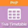 Tiva Timetable For PHP