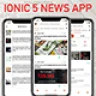 ionic 5 full news app template