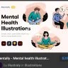 Mentally - Mental health Illustration Set