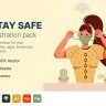 Stay Safe Illustrations