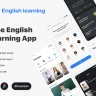 Blue english learning app