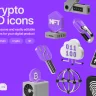 Crypto 3D icons