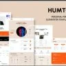 Humton - Personal Portfolio Elementor Template Kits