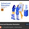 School and Education Illustration