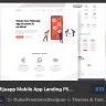 Mijuapp Mobile App Landing PSD Template