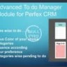 Advanced To do Manager Module for Perfex CRM