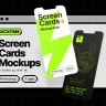 Screen Cards Mockup Pack