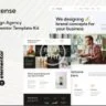 Intense - Creative Digital Agency Services Elementor Template Kit